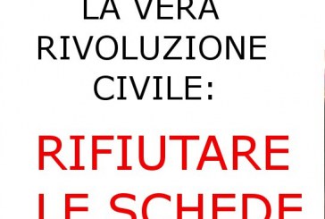 La vera rivoluzione civile: rifiutare le schede