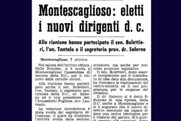 8 OTTOBRE: NUOVI DIRIGENTI