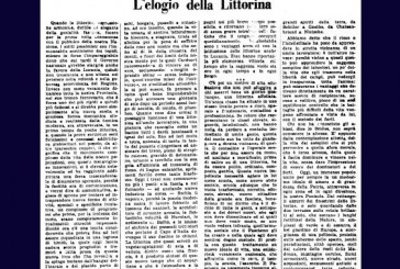 13 OTTOBRE: ELOGIO DELLA LITTORINA