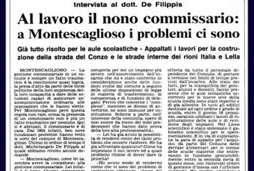 16 SETTEMBRE: COMMISSARIO AL LAVORO