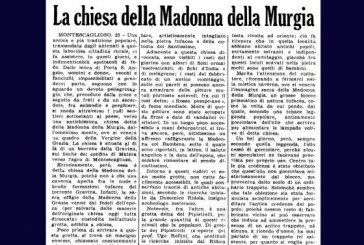 25 DICEMBRE: MADONNA DELLA MURGIA