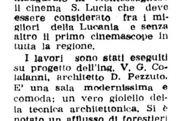 1955: Inaugurazione del cinema Santalucia