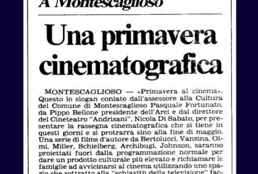 14 APRILE: PRIMAVERA A CINEMA