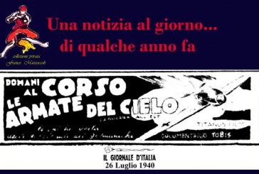 26 LUGLIO: LE ARMATE DEL CIELO