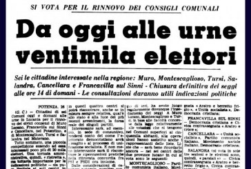 27 NOVEMBRE: RINNOVO DEL CONSIGLIO COMUNALE