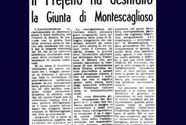 28 AGOSTO: DESTITUITA LA GIUNTA