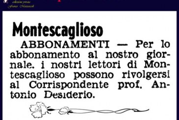 30 OTTOBRE: ABBONAMENTI