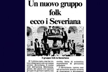 Montescaglioso 3 Luglio, Severiana nuovo gruppo Folk