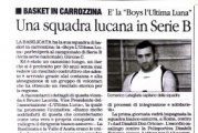 BASKET IN CARROZZINA E’ la “Boys l’ultima luna” Una squadra lucana in Serie B