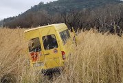 Scuolabus fuori strada a Montescaglioso