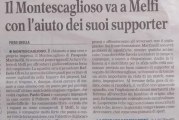 Il Montescaglioso va a Melfi con l’aiuto dei suoi supporter