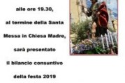 Festa Patronale in onore di San Rocco 2019